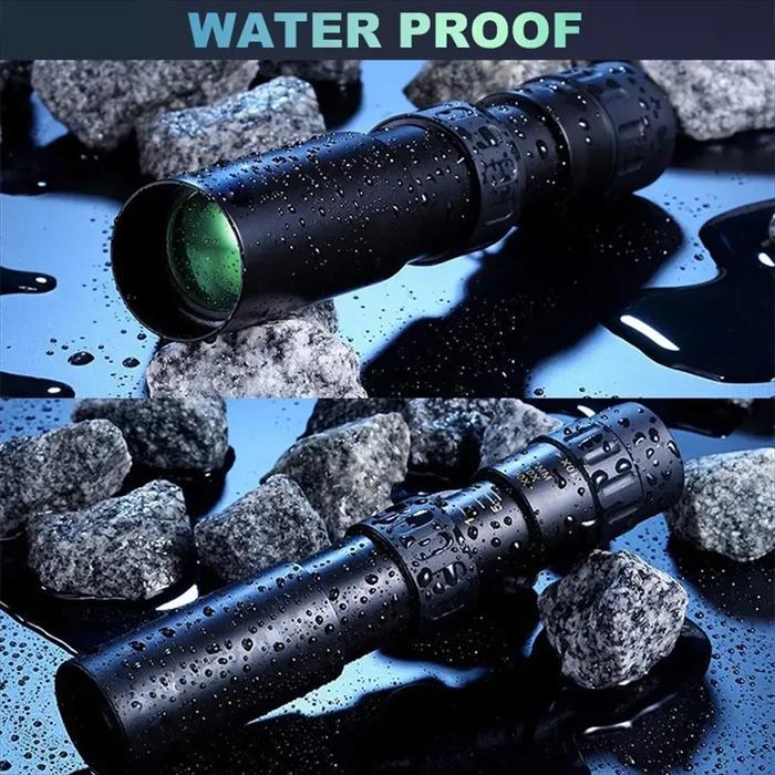 10-300x Zoom HD Portable Binoculars with Low Night Vision for Hunting