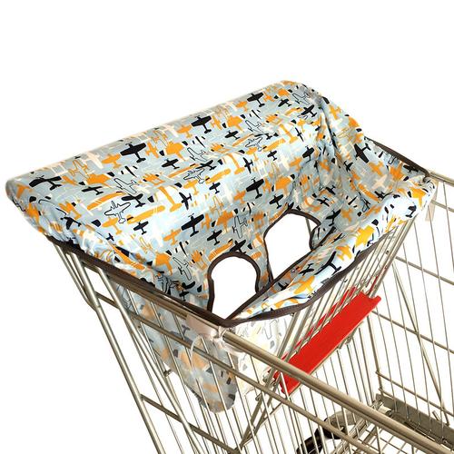 2-in-1 Baby Shopping Cart Cover &amp; High Chair Cover for Supermarket