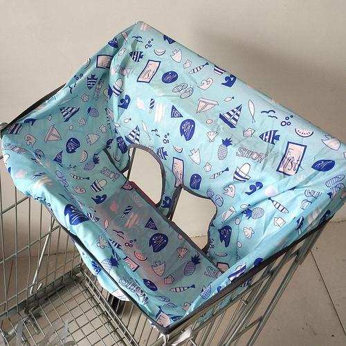 2-in-1 Baby Shopping Cart Cover &amp; High Chair Cover for Supermarket