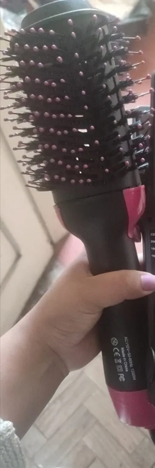Ionic Hair Dryer Brush with Straightener and Heated Comb photo review