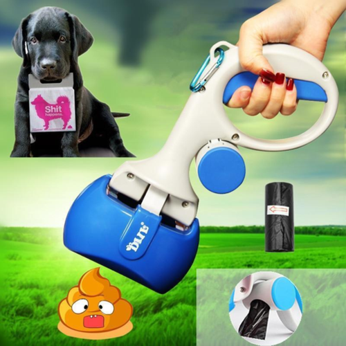 2 In 1 Portable Pet Toilet Picker, Portable Dog Poop Scooper With Poop Bag Holder