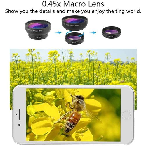 2-in-1 Wide Angle &amp; Macro Lens for Mobile Phones - Improve Your Photography
