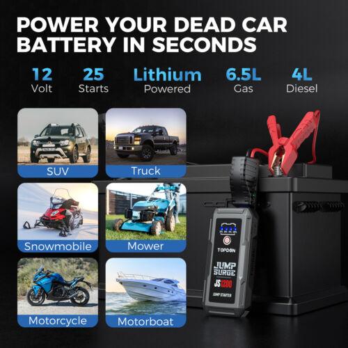 2000A Car Jump Starter Start Dead Battery Booster