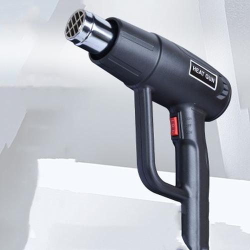 2000W Heat Gun Air Gun Dual Temperature Settings + 4 Nozzles High Power Tool