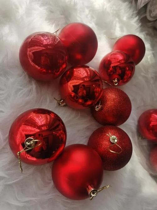 24Pcs 6cm Christmas Ball Ornaments Set - Painted Plastic Pendants for Christmas Tree photo review