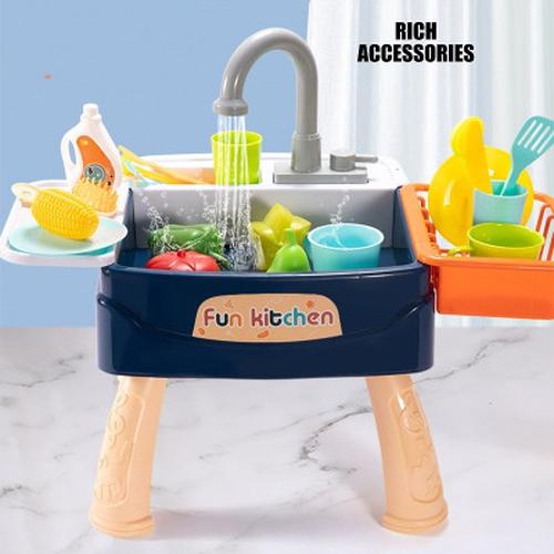 28Pcs Kids Kitchen Play Sink