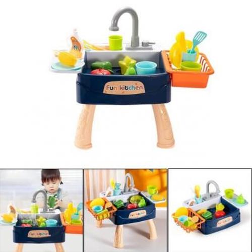 28Pcs Kids Kitchen Play Sink