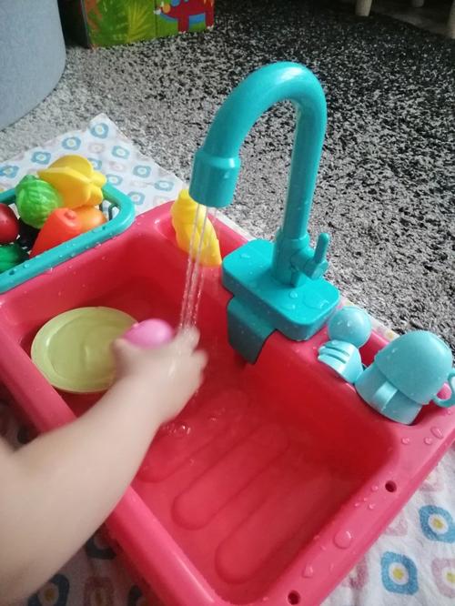 28Pcs Kids Kitchen Play Sink photo review