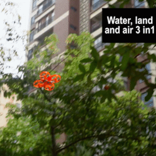 3-in-1 Mini Drone Hovercraft for Land, Water, Air