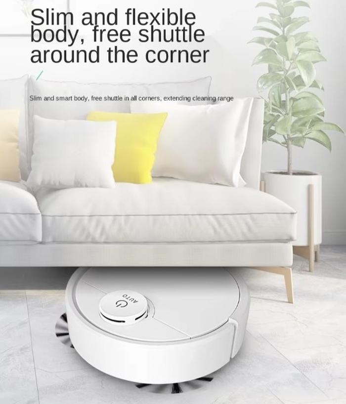 3-in-1 Large Automatic Robot Vacuum Cleaner with Self-Charging Feature