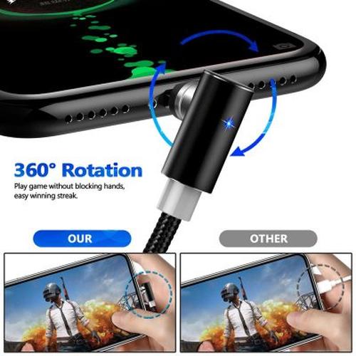 3-In-1 Magnetic Charger Cable Lightning Type-C Micro