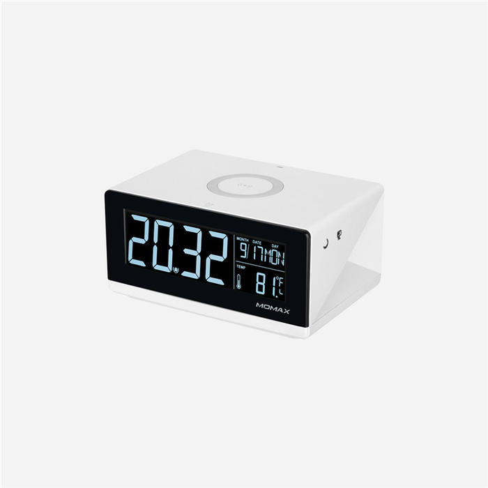 3-in-1 Wireless Charger Alarm Clock with LED Display
