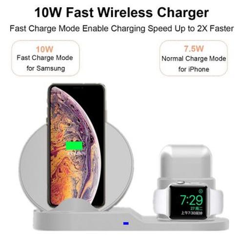 3 In 1 Wireless Charger Dock Station