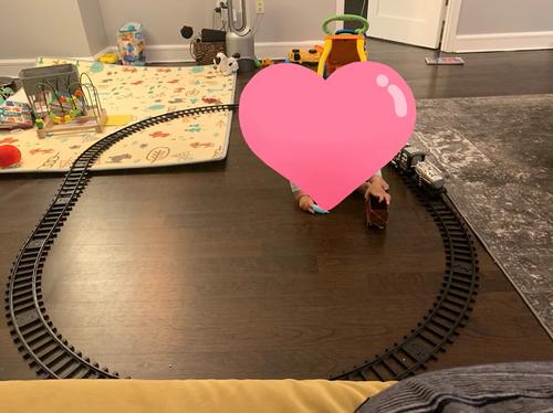 3 Speed Remote Control Rc Train Set With Smoke, Sound And Light photo review