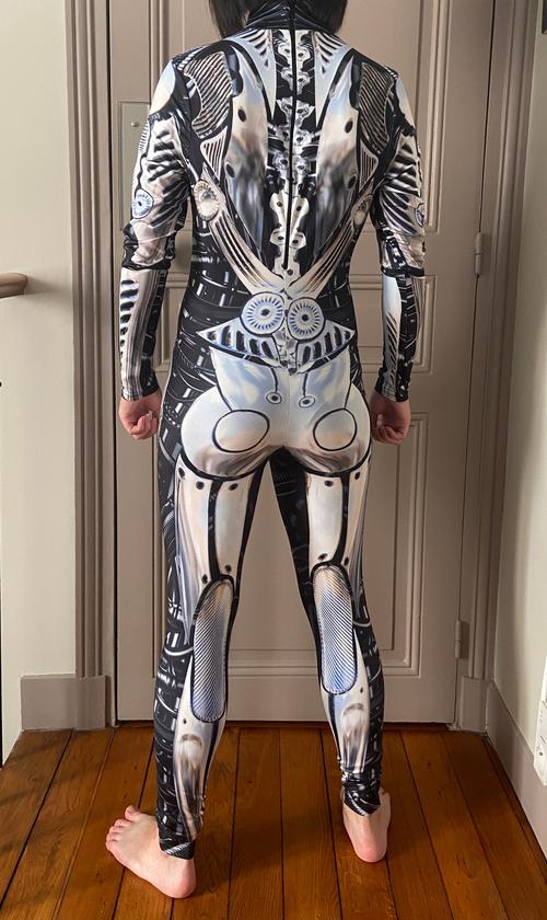 3D Robot Cyberpunk Bodysuit Costume S-Xl photo review