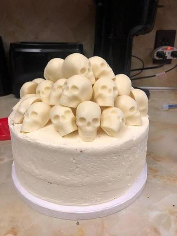 3D Skull Cake Mold photo review