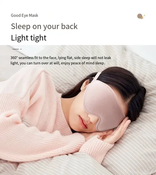 3D Sleep Mask with Memory Foam