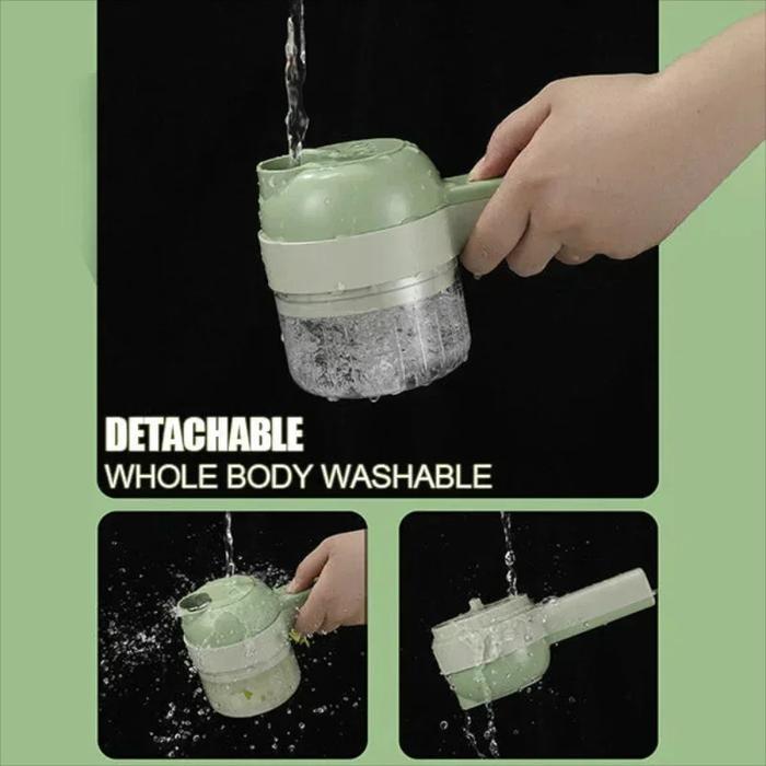 4 In 1 Multifunctional Electric Vegetable Cutter