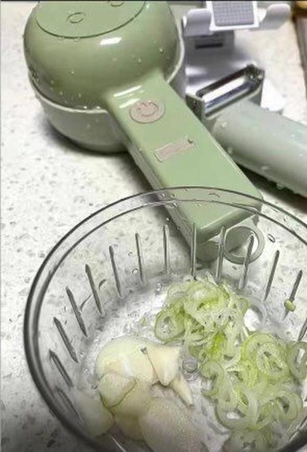 4 In 1 Multifunctional Electric Vegetable Cutter photo review