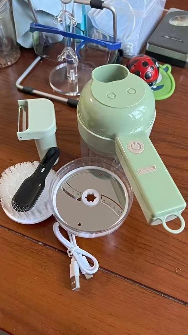 4 In 1 Multifunctional Electric Vegetable Cutter photo review