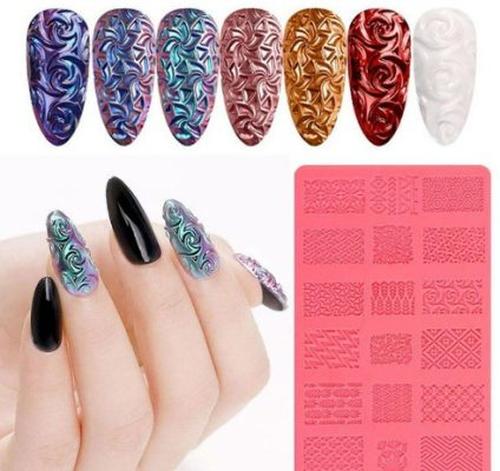 4D Sculpture Nail Art Mold Set