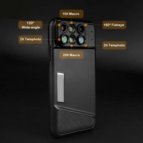 6-in-1 iPhone Lens Case: Take Professional Photos Like a Pro