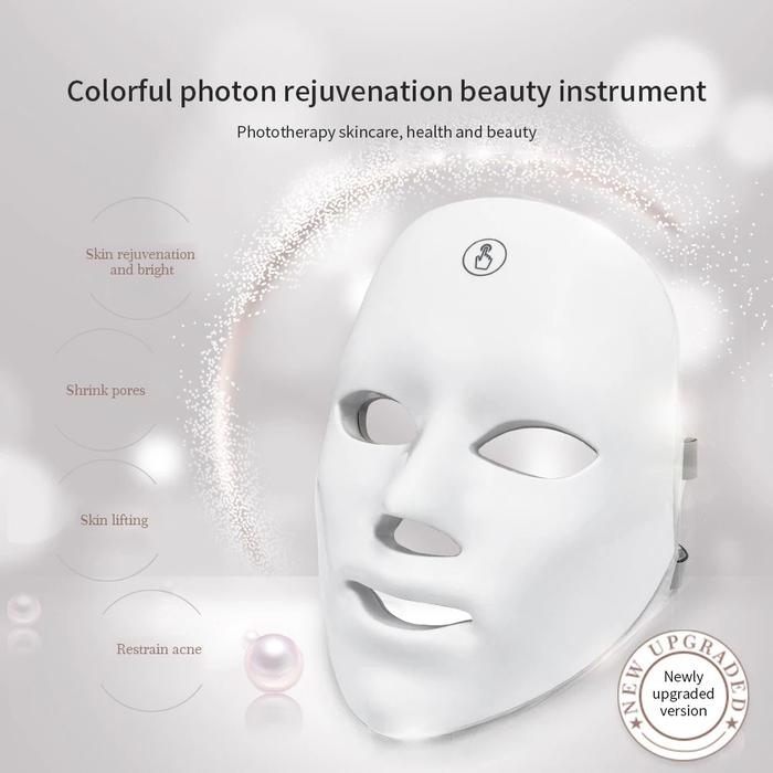7 Colors LED Light Therapy Mask for Rosacea Treatment