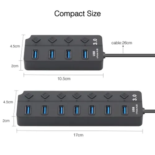 7 Port Usb Hub Power Adapter