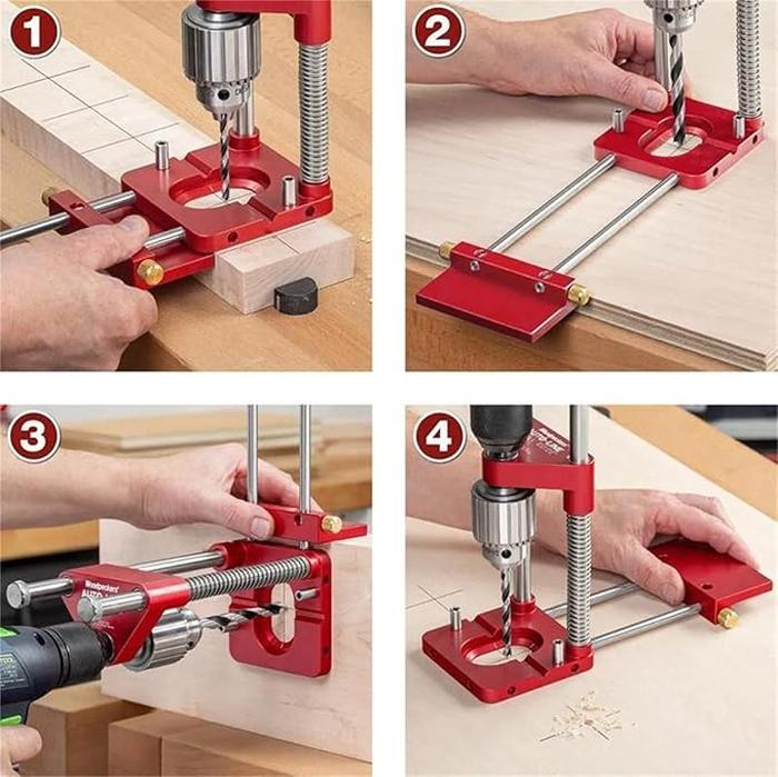 Adjustable Angle Drilling Locator for Precise Woodworking