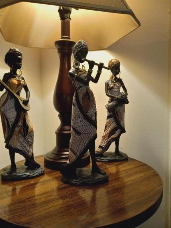 African Woman Sculpture Ideal Interior Decoration photo review