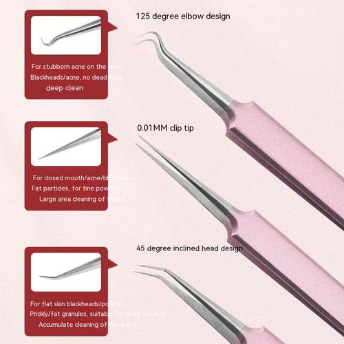 Aluminum Cylinder Mounted Acne Needle Set Of 10 Pieces