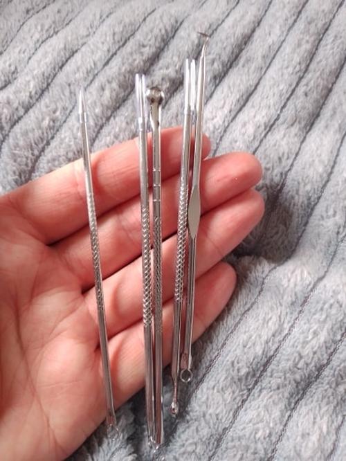 Aluminum Cylinder Mounted Acne Needle Set Of 10 Pieces photo review