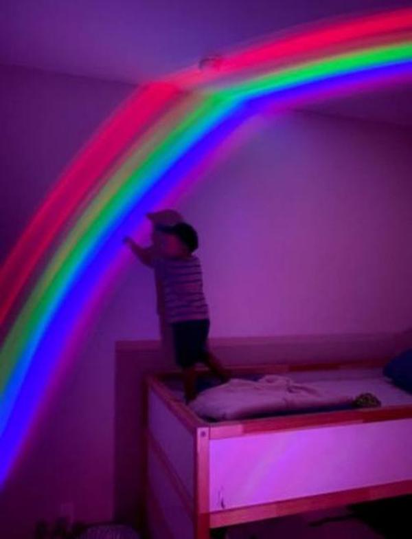 Amazing Rainbow Projector Lamp with Romantic Sky & Colorful Projection photo review