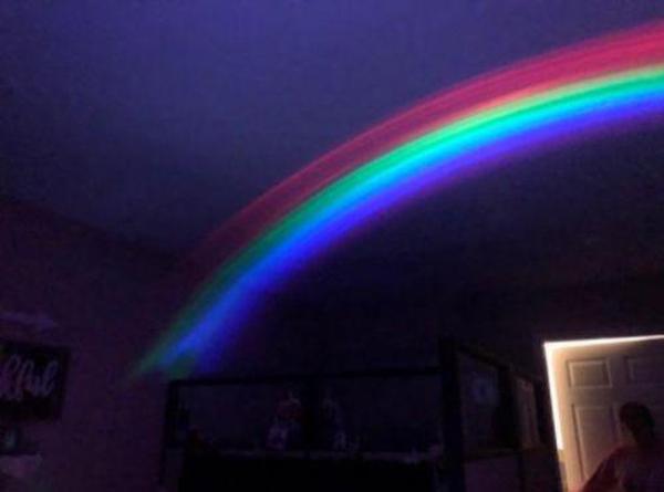 Amazing Rainbow Projector Lamp with Romantic Sky & Colorful Projection photo review