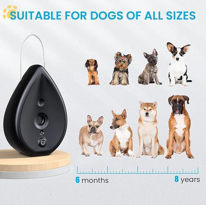 3 Level Bark Box Anti Bark Device And 75 Feet Neighbor Dog Silencer, Long-Range Ultrasonic Anti-Barking Device Stopper