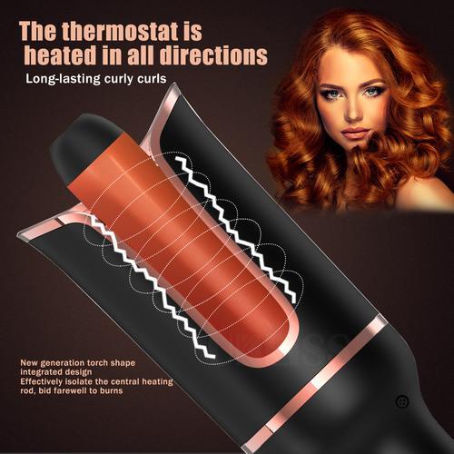 Automatic Curling Iron with Rotating Ceramic Tongs