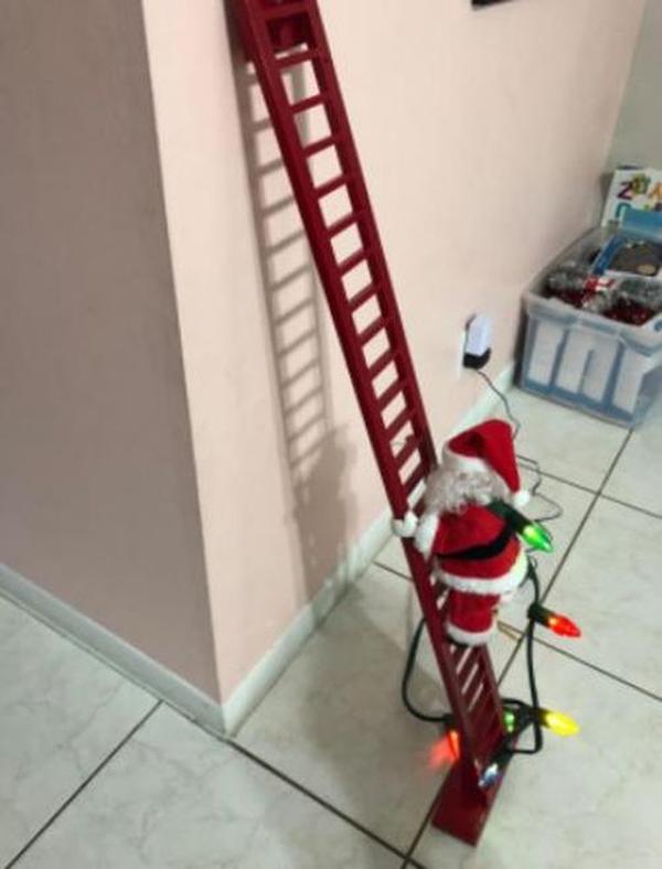 Automatic Santa Climbing Ladder With Music photo review