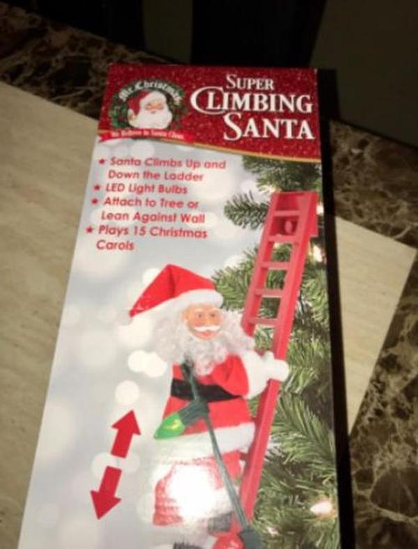 Automatic Santa Climbing Ladder With Music photo review