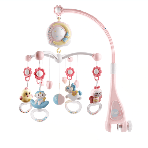 Baby Crib Musical Mobile With Projector, Baby Music Bedside Bell Projection