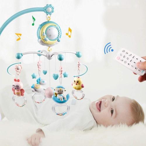 Baby Crib Musical Mobile With Projector, Baby Music Bedside Bell Projection