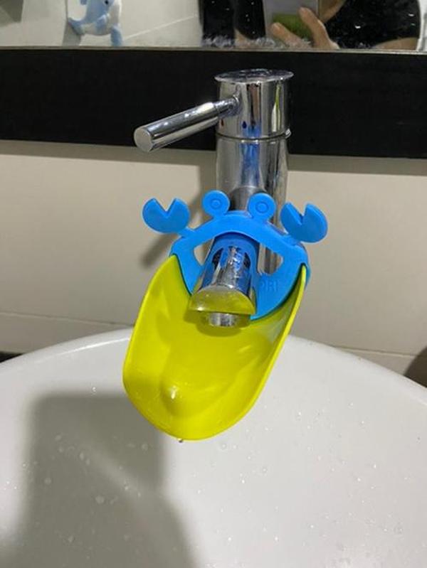 Baby Hand Washing Faucet Extender for Bathroom Sink photo review