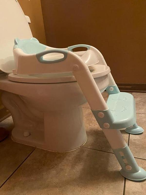 Baby Toilet Training Seat With Adjustable Ladder photo review