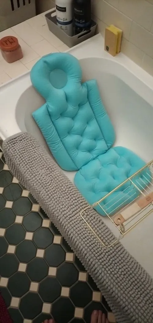 Bath Cushion Ergonomic Full Body Support with Neck and Back Rest photo review
