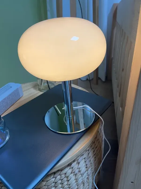 Bauhaus Modern Minimalist Retro Glass Lollipop Table Lamp for Girls Bedroom photo review