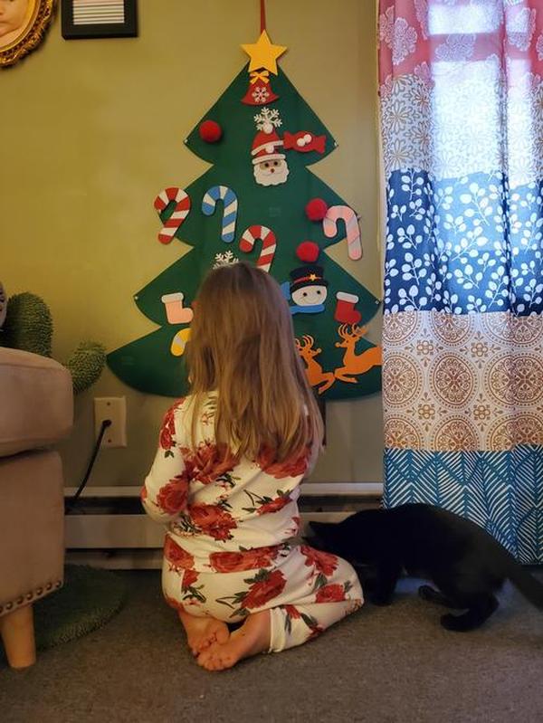 Best Gift For Children-DIY felt christmas tree photo review