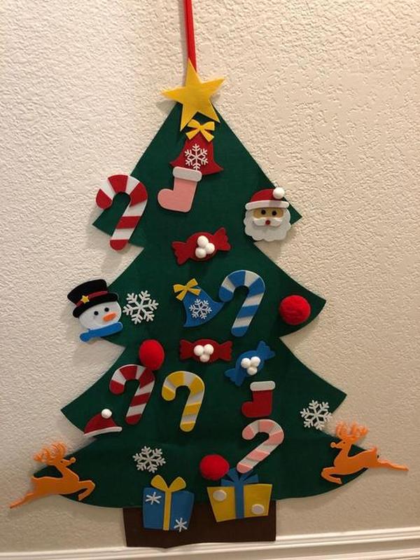 Best Gift For Children-DIY felt christmas tree photo review