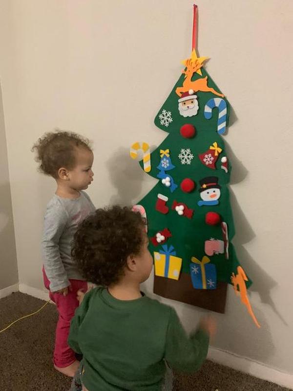 Best Gift For Children-DIY felt christmas tree photo review