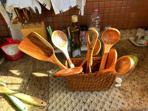 Best Natural Wood Tableware Set for Kitchen photo review