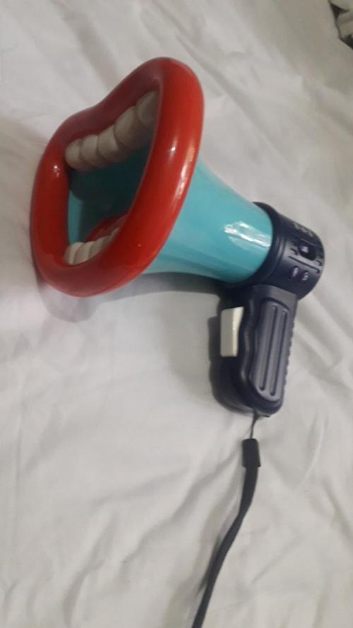 Big Mouth Funny Megaphone Recording Speaker - Kids Voice Changer photo review