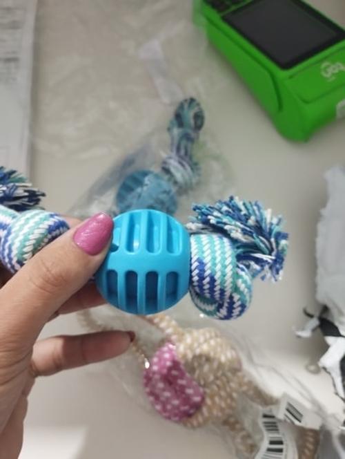 Bite-Resistant Cotton Rope Dog Toys for Small & Large Dogs - Dog Accessories photo review